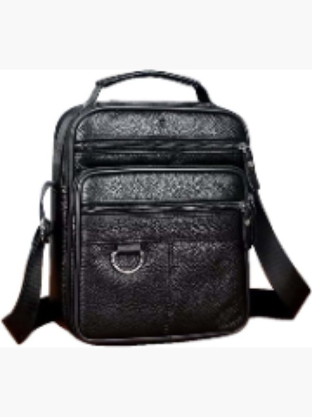 PU Leather Messenger Bag, Crossbody for Men, Waterproof, Shoulder Bag